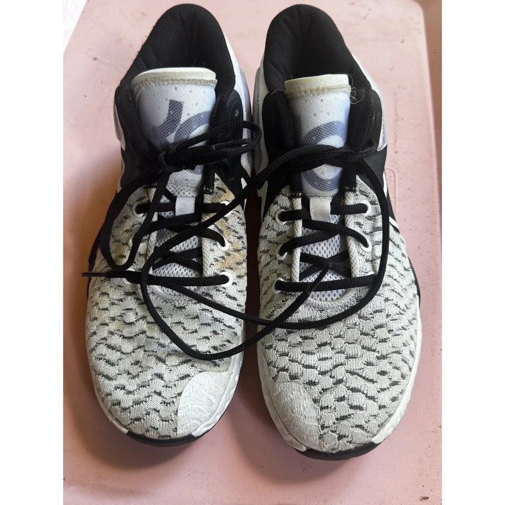 Nike KD Trey 5 VIII White Black Basketball Shoes CK2090-101 Mens 8